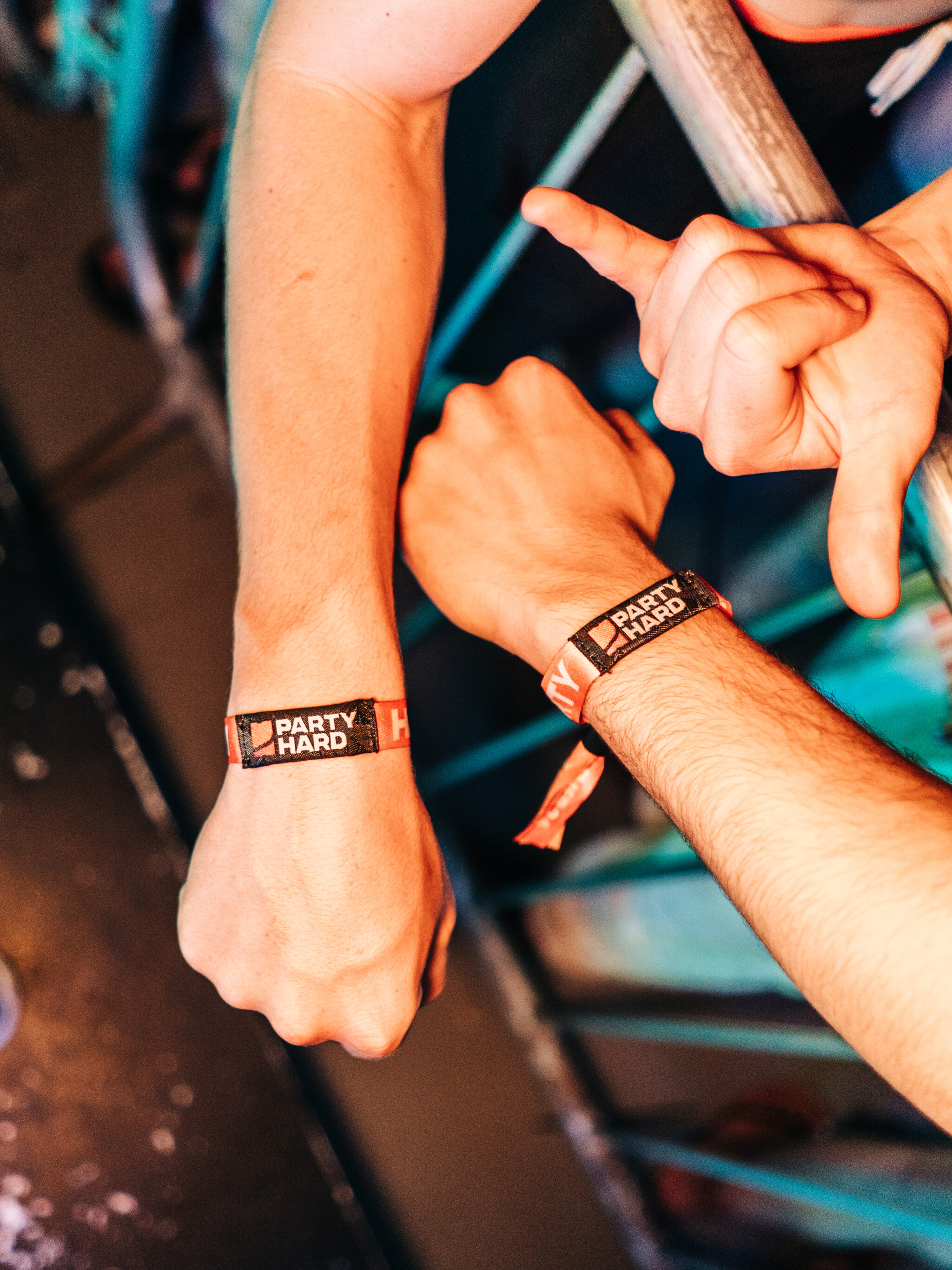 Party Hard Wristbands 2024