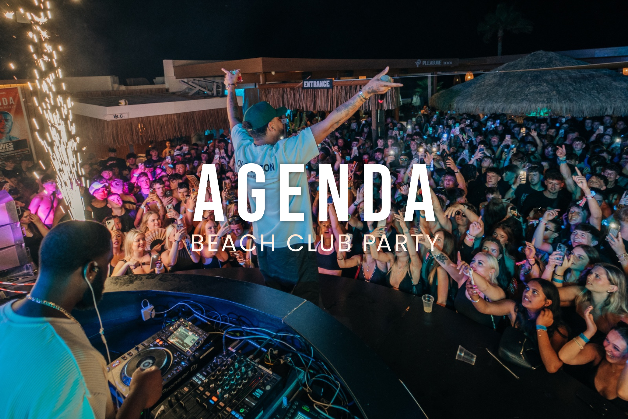 Agenda Beach Club Party Malia 2024