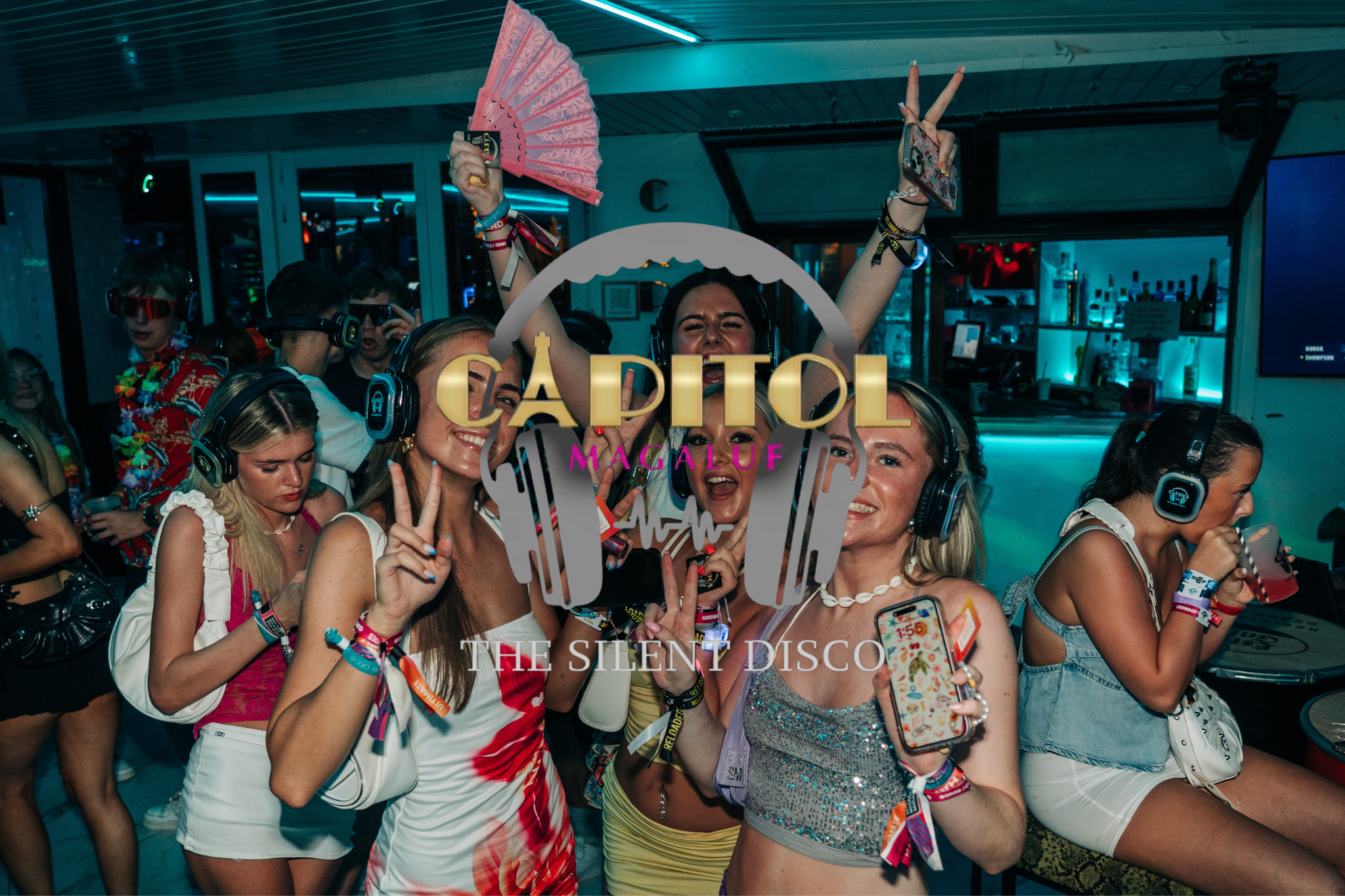 Silent Disco Capital Bar Magaluf 2024