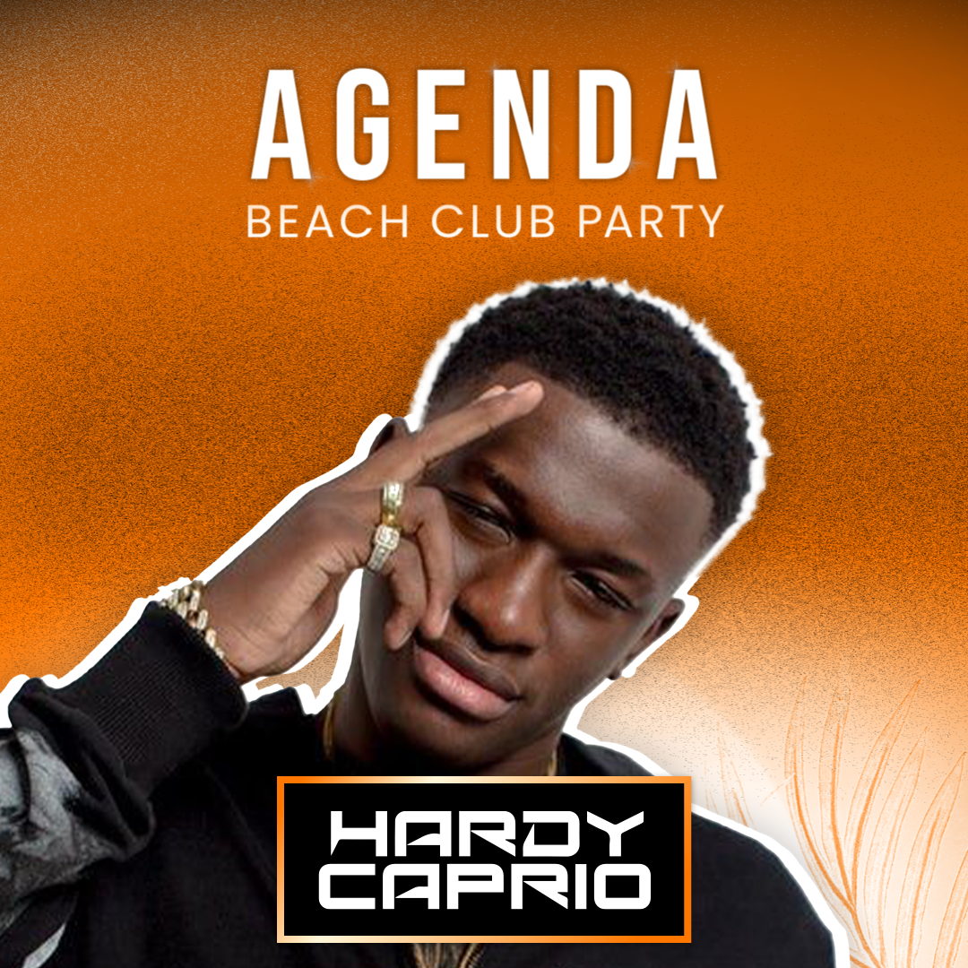 Agenda Beach Club Party Hardy Caprio Artist