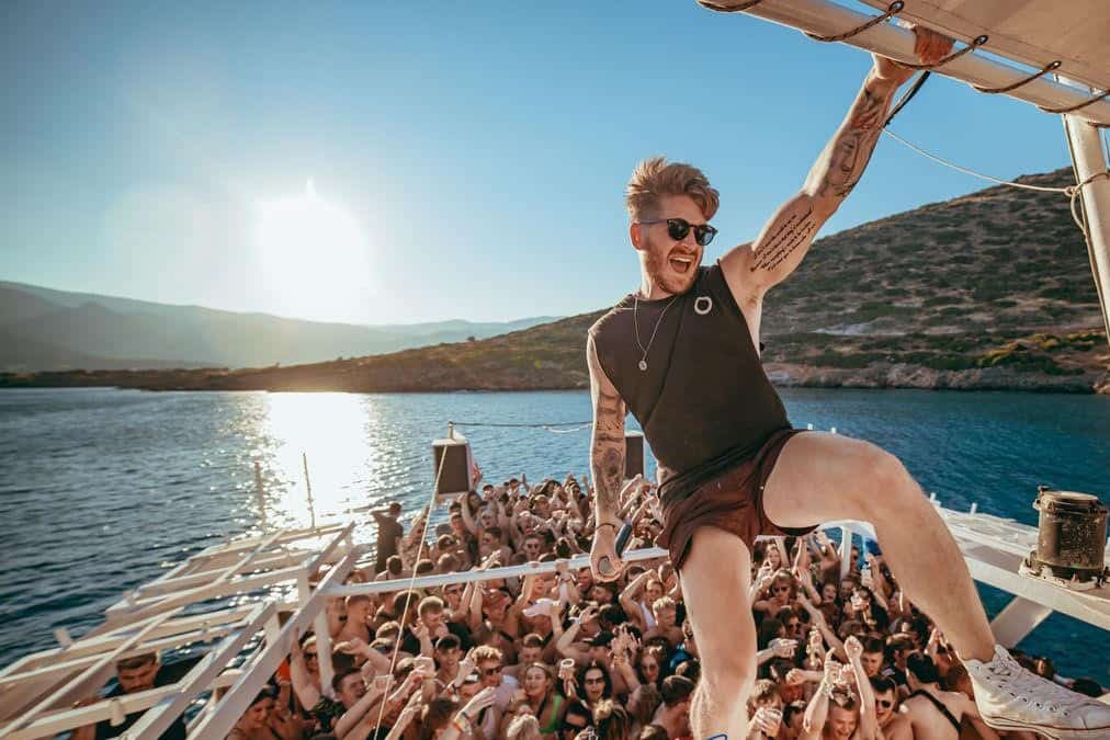 Malia booze cruise blog