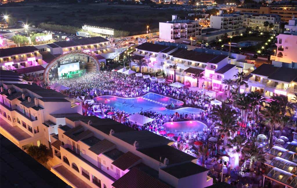 ushuala Ibiza club view